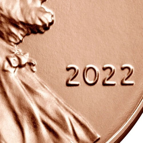 2022 P Lincoln Shield Cent BRILLIANT UNCIRCULATED RED Penny US Mint 1c Coin