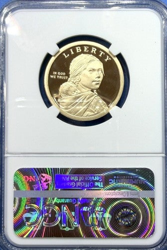 2017-S Sacagawea Dollar Sequoyah Proof NGC PF69 Ultra Cameo Early Releases $1