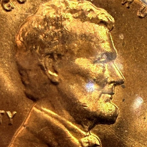 1958-D Lincoln Wheat Cent ICG MS65 RD Last Year Wheat Reverse Full Red Penny