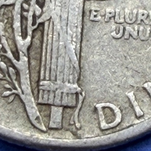 1945 Mercury Dime 10C VF Very Fine 90% Silver Winged Liberty Last Year US Coin