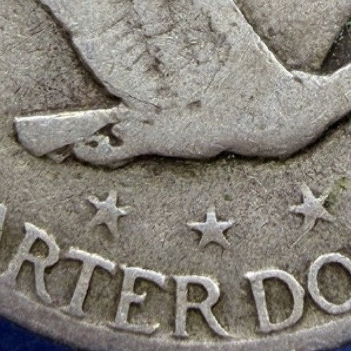 1930-S Standing Liberty Quarter 25C G Good 90% Silver Last Year San Fran Coin - view 7
