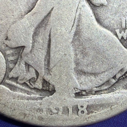 1918 Walking Liberty Half Dollar 50C G Good 90% Silver Early Date US Coin