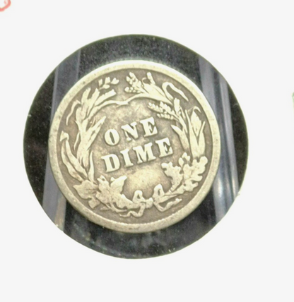 1903 Barber Dime 🥈90% Silver🥈Very Fine Detailed Circulated Condition