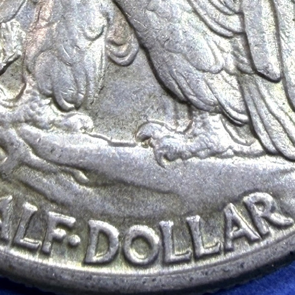 1945 Walking Liberty Half Dollar 50C AU About Uncirculated 90% Silver WWII Coin
