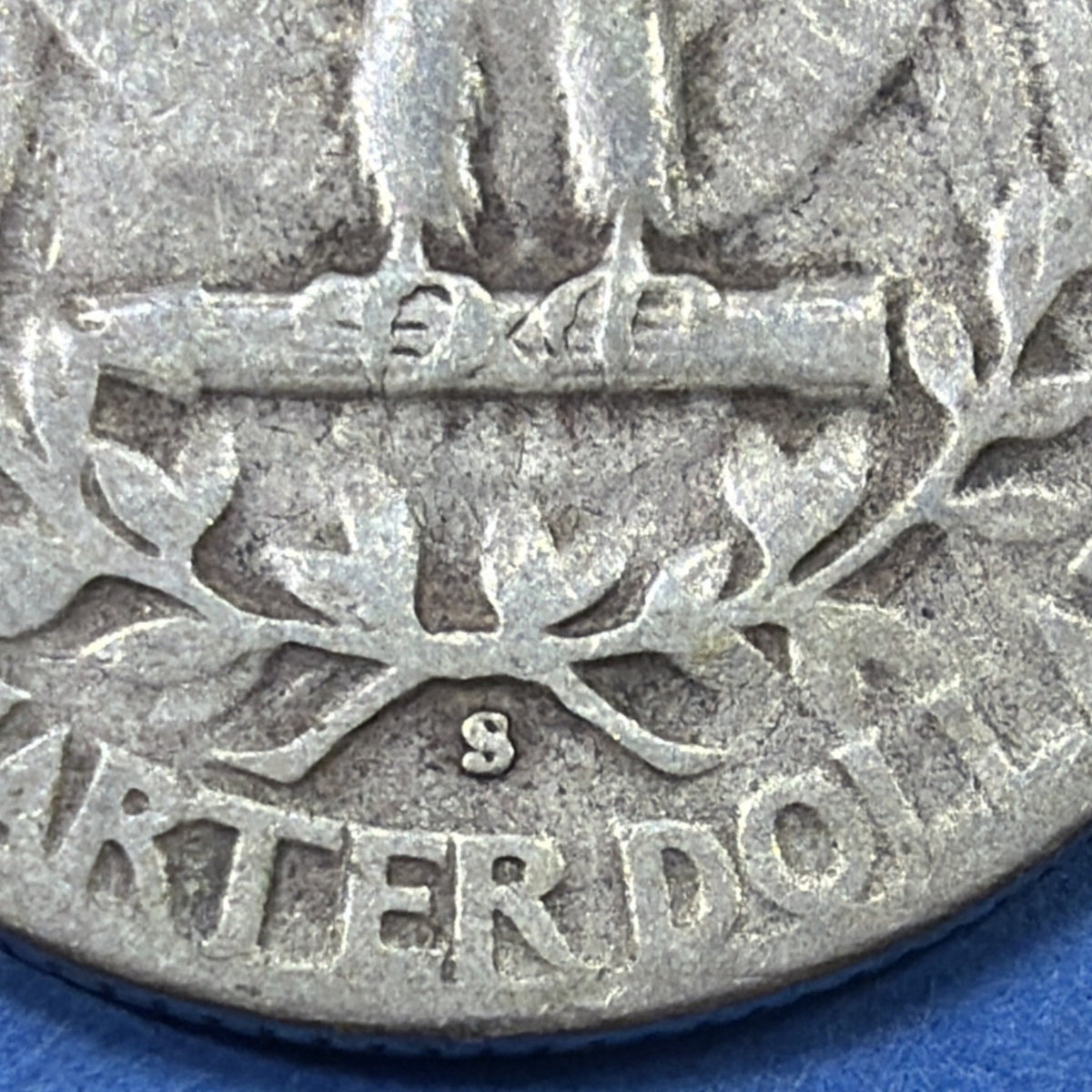 1948-S Washington Quarter 25C F Fine 90% Silver San Francisco Mint Old US Coin