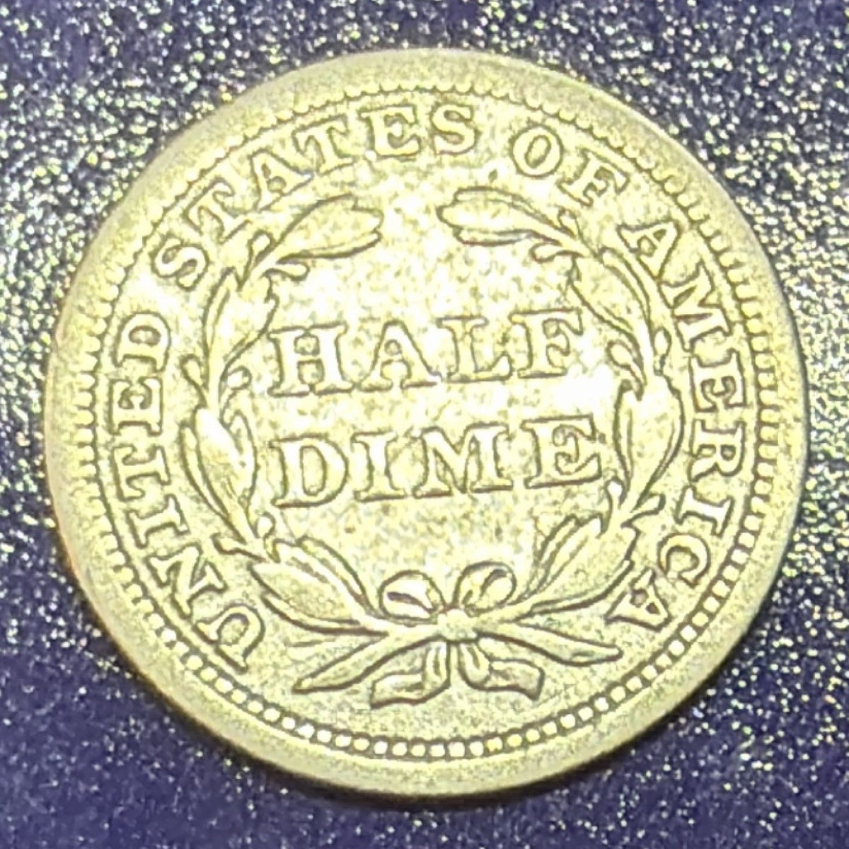 1853 Seated Liberty Half Dime 5C Arrows XF EF 90% Silver US Coin Philadelphia