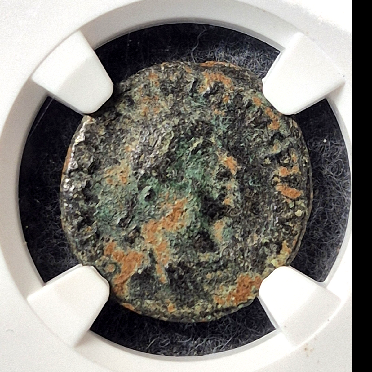 Valentinian II AE3 Nummus NGC Ancients Roman Empire AD 375-392 Bronze Encrusted