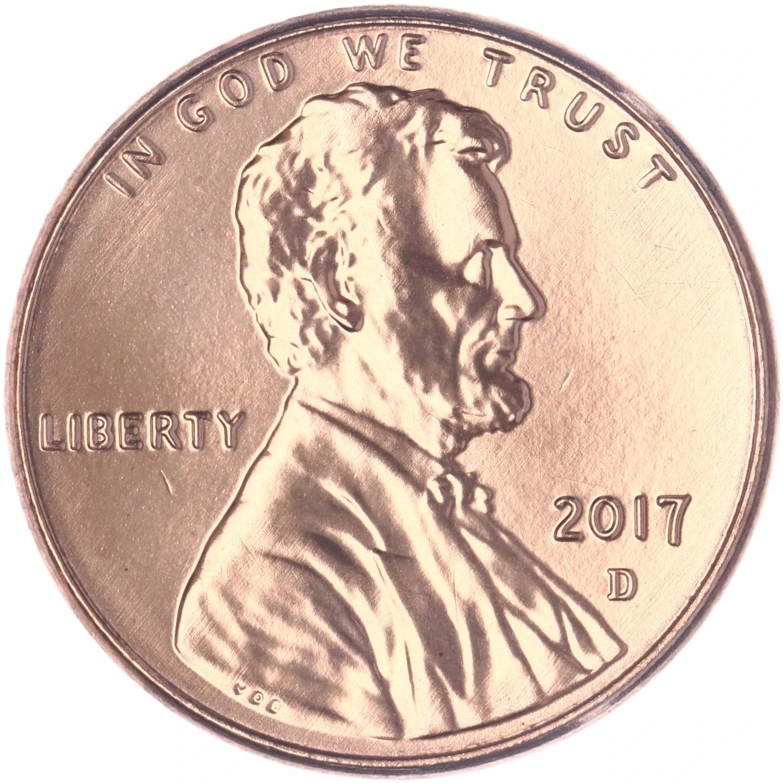 ✅ 2017 D Lincoln Shield Cent BRILLIANT UNCIRCULATED RED Penny US Mint 1c Coin