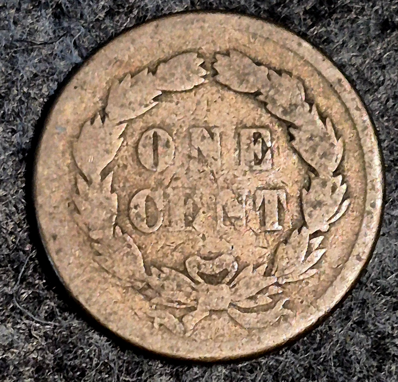1859 Indian Head Cent First Year Good+ Features Laurel Wreath Reverse Coin Shown
