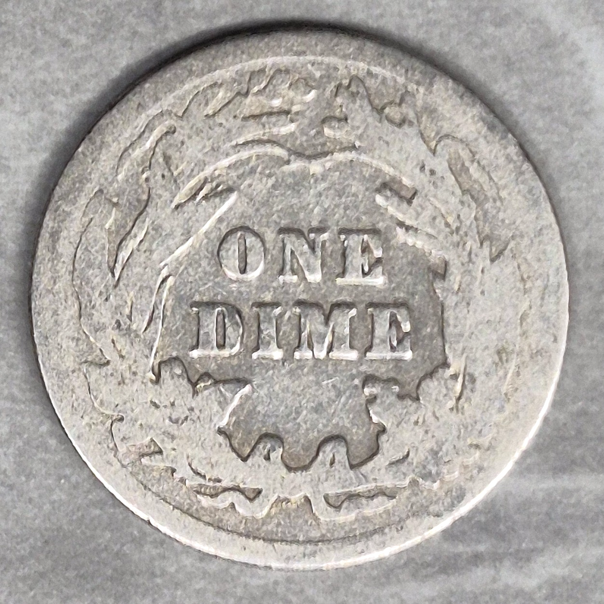 1912 Barber Dime Good 90% Silver 10c Philadelphia Liberty Head Type Coin