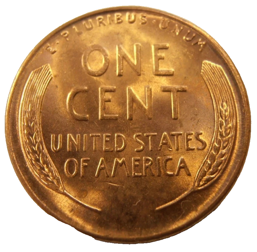 1947 P Lincoln Wheat Cent BU Uncirculated Penny from OBW Roll 1c GEM RED COIN