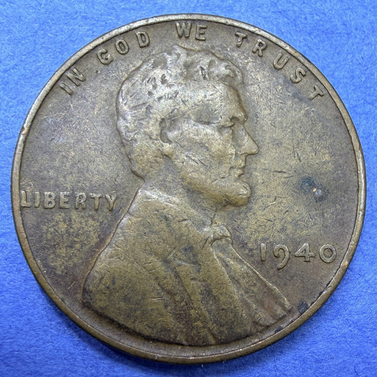 1940 Lincoln Wheat Cent 1C VF Very Fine Philadelphia Mint Bronze Penny US Coin