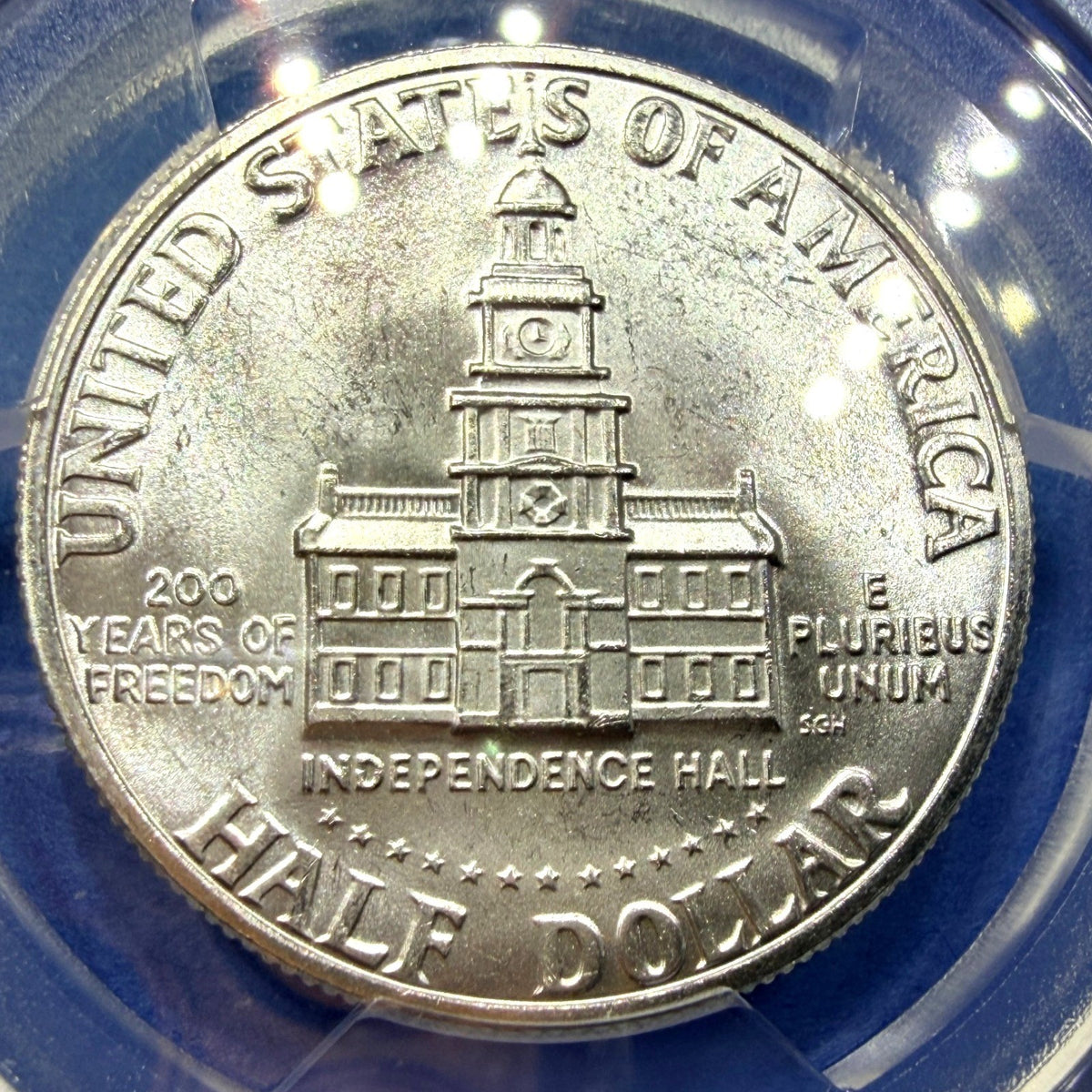 1976-S Kennedy Half Dollar 40% Silver PCGS MS65 Presidential Series JFK Label