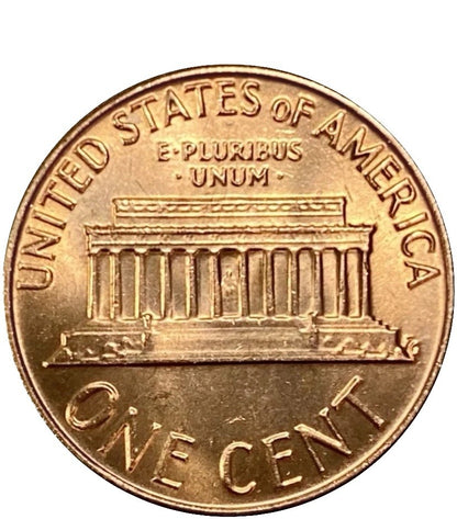 1970 D Lincoln Memorial BU Brilliant Uncirculated 1C Denver From OBW Bank Roll🔥