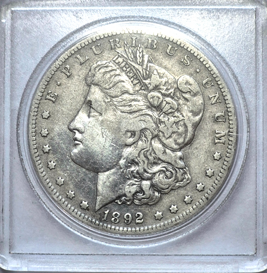 1892-S Morgan Silver Dollar Highly Sought After $1 Strong VF+ Features