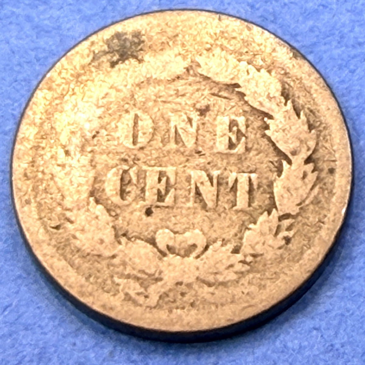 1859 Indian Head Cent Penny 1C G Good First Year Laurel Wreath Copper Nickel - view 4
