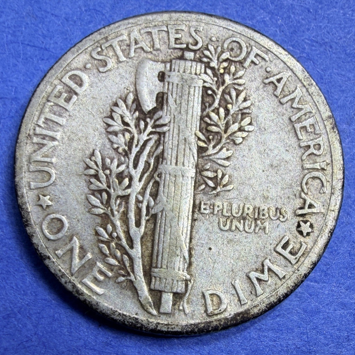 1938 Mercury Dime 10C VF Very Fine Winged Liberty Fasces 90% Silver Coin