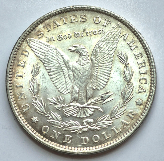 1888-P Morgan 90% Silver Dollar VAM 18A Crisp Strike & Toning Strong MS Features