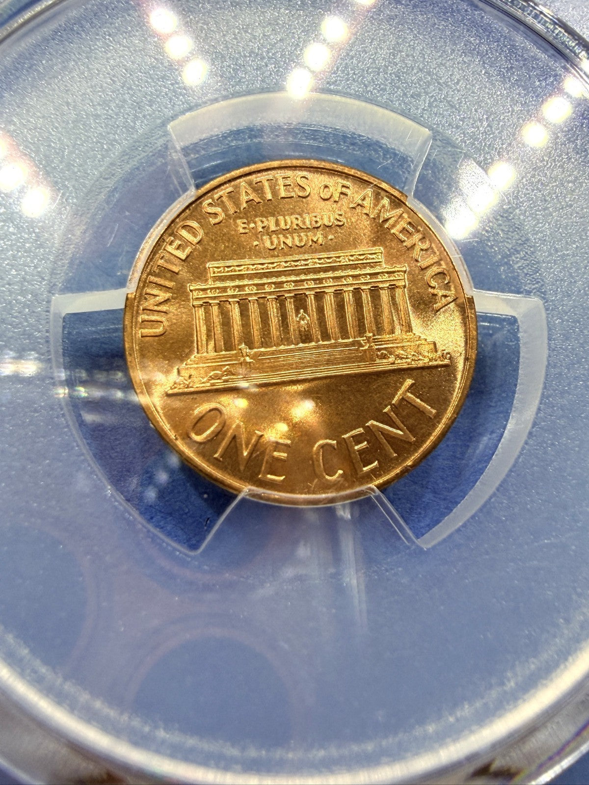 1965 SMS Lincoln Memorial Cent 1C PCGS SP63RD Special Mint Set Red Penny Coin