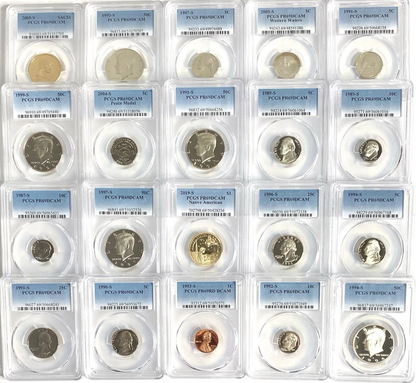 LOT OF 1 PCGS GRADED U.S. PROOF COIN PR 69 FROM ESTATE HOARD UNCIRCULATED