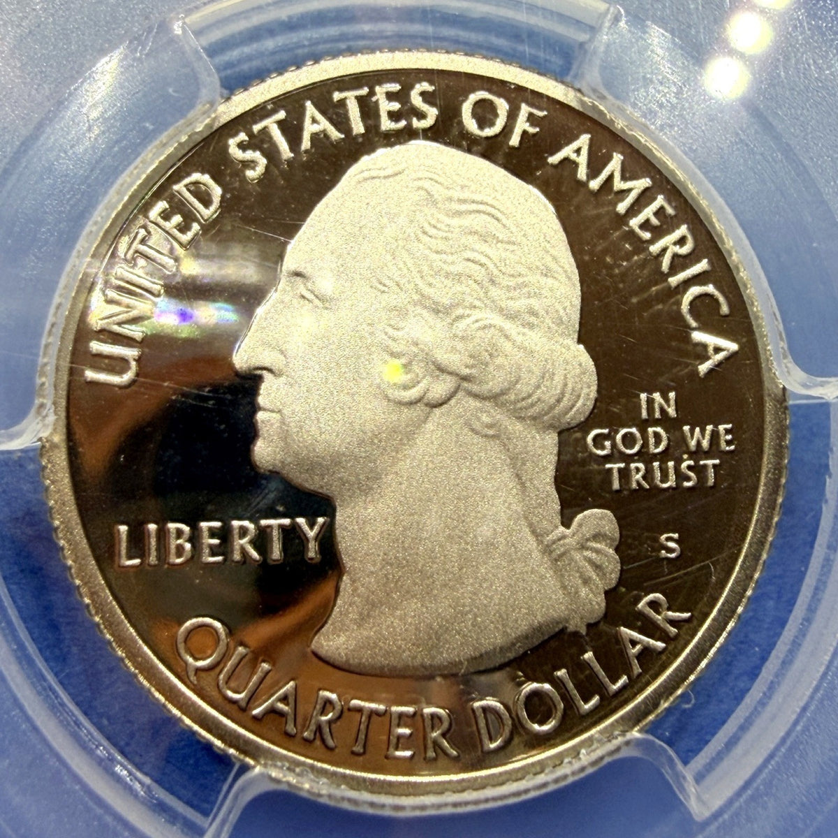 2017-S Effigy Mounds Clad Quarter PCGS PR70DCAM Thomas Cleveland Signed ATB