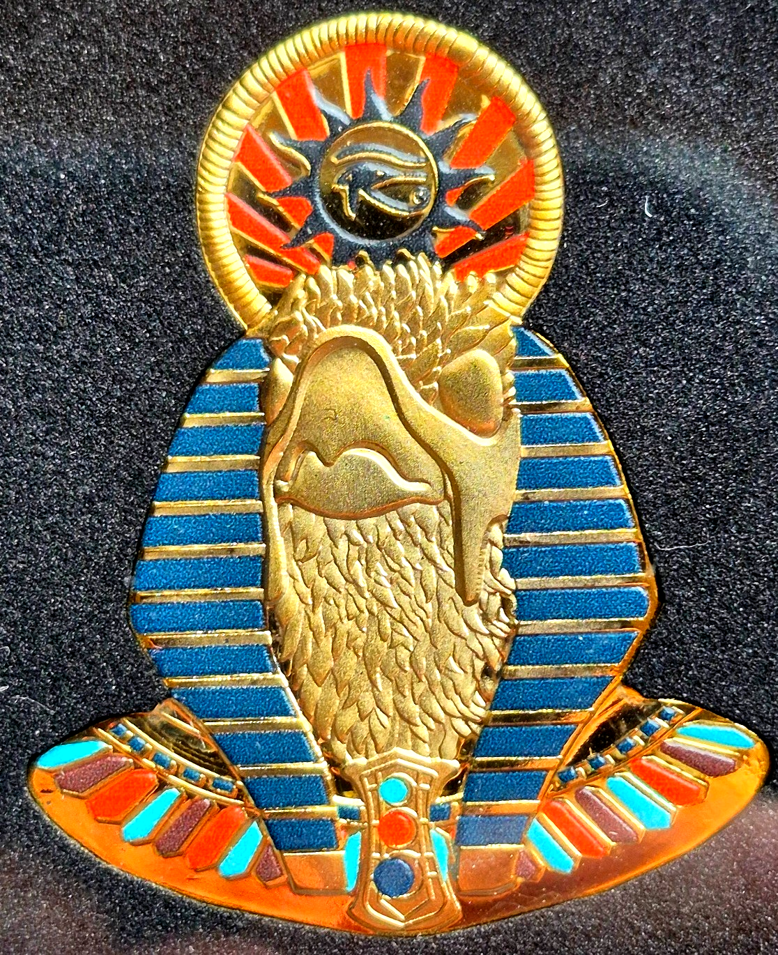2022 Legacy of Egypt, RA, Colorized CuNi BU GH¢2 Coin GEM BU  { 1 of Only 1,500}
