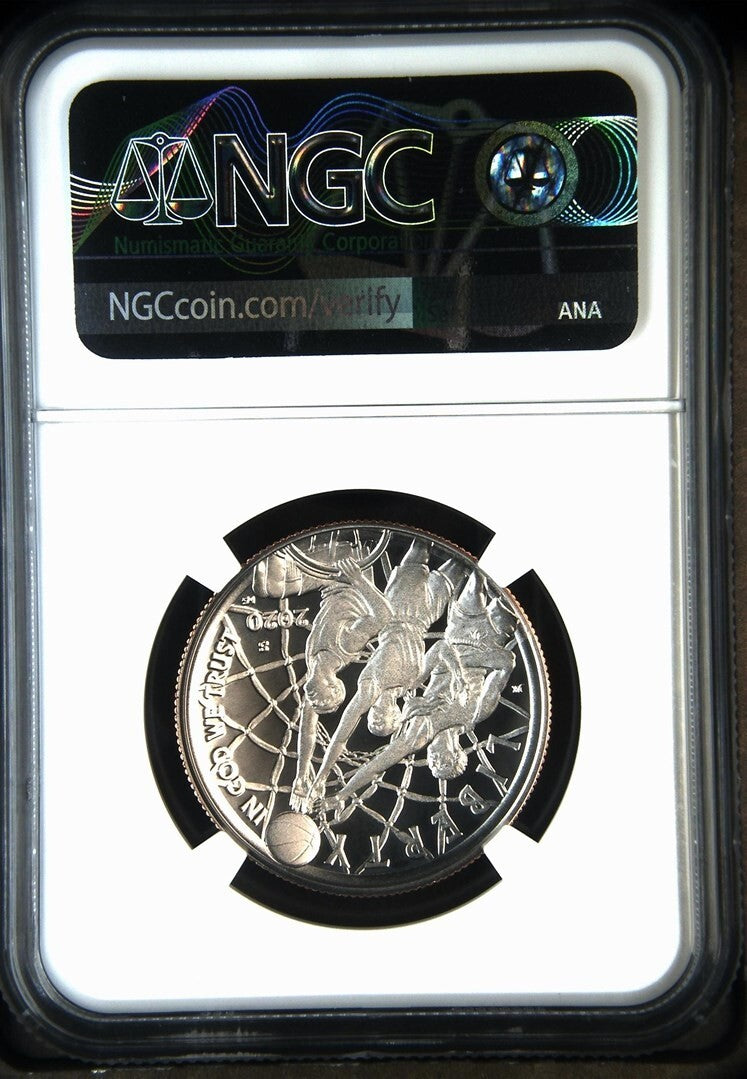 🔥 2020-S Basketball Hall Of Fame Commemorative 50c NGC PF 70  UC TO