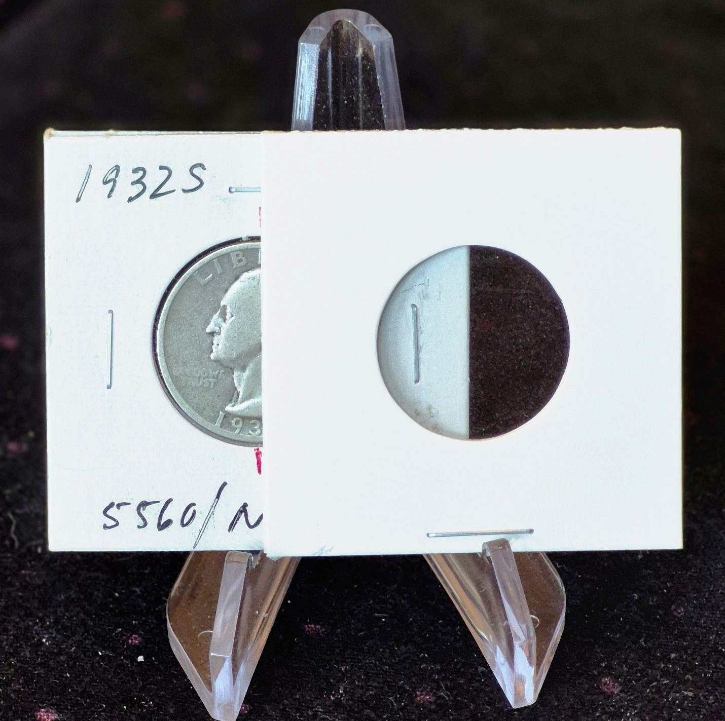 1932-S Washington 22 Degree Die Rotation Key Date 1st Yr 90% Silver Quarter 25C
