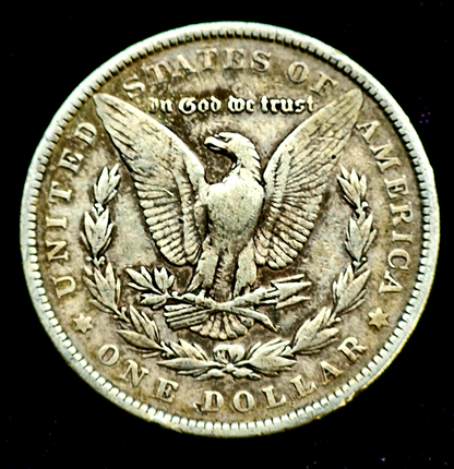 1883-P Morgan Silver Dollar Strong VF Features Nicer Toning 90% Silver $1