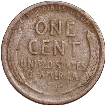 1958 Lincoln Cent Good - Very Good  (G-VG) Circulated Condition Copper Penny