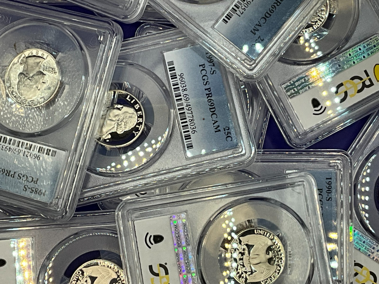 PROOF COINS (LOT OF 4) - 💰 PCGS NGC Graded PR69 U.S. Mint Silver Clad Coins 💰