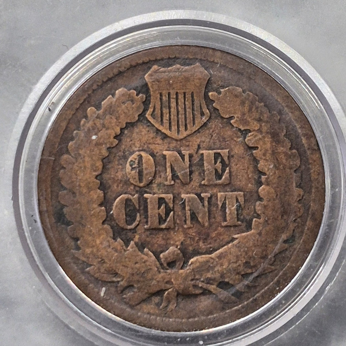 1892 Indian Head Cent Penny 1C VG Very Good Bronze Philadelphia Antique US Coin - view 2