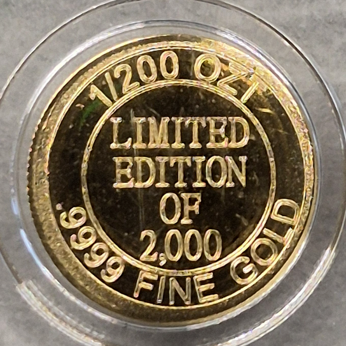 Alien & Astronaut 1/200 oz .9999 Gold Round PCGS MS69 Limited Edition of 2,000