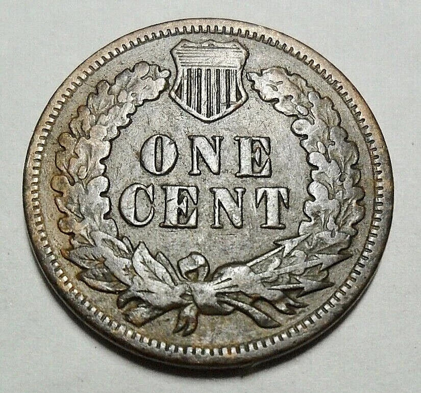 1892 Indian Head Cent Good- Very Good Average Circulated Condition Bronze Penny