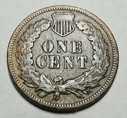 1892 Indian Head Cent Good- Very Good Average Circulated Condition Bronze Penny