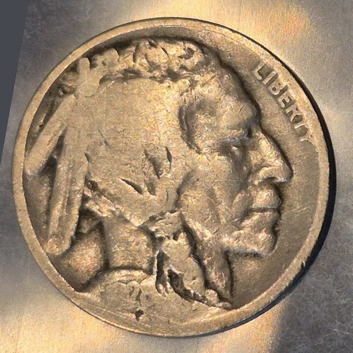 1928-D Buffalo Nickel 5C Denver Mint Indian Head Bison AG