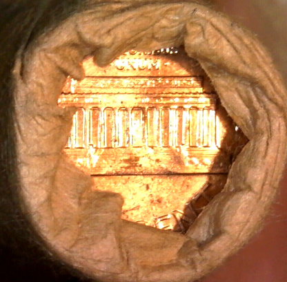 ✅ 1963 D BU Lincoln Memorial UNCIRCULATED Shiny Red From OBW Mint Roll Coins NOS