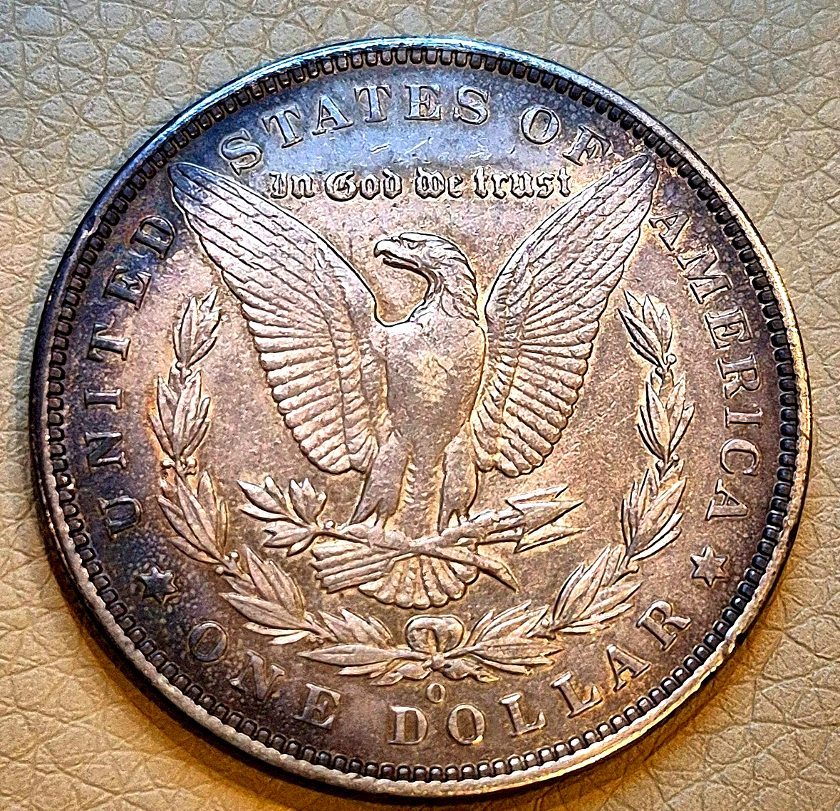1892-O U.S. Silver Morgan Dollar AU *Semi-Key Date* Incredible Obverse Toning $1