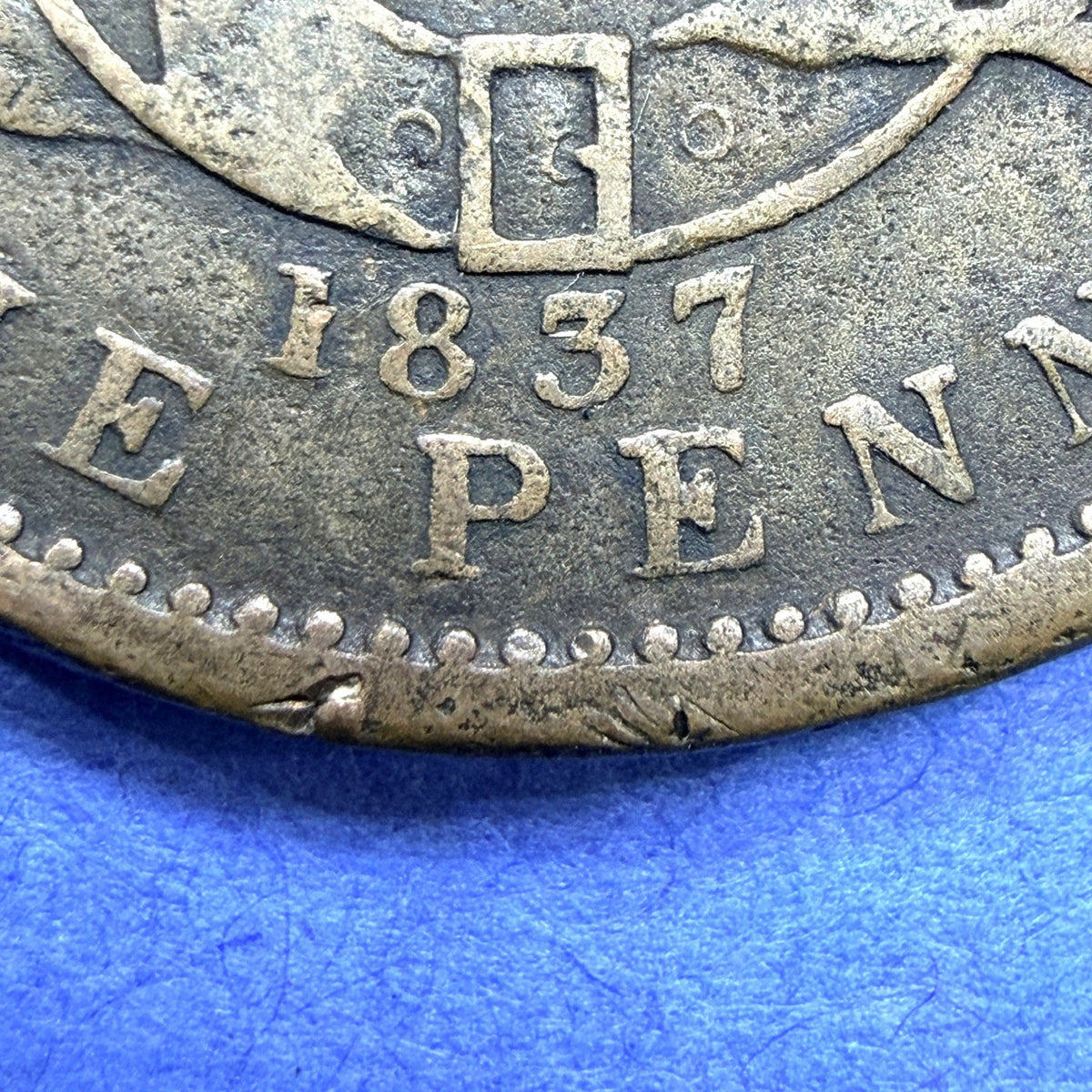 1837 Quebec Bank Habitant Token One Penny Deux Sous Lower Canada Breton 521 F