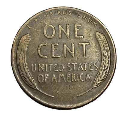1952 S Lincoln Cent Average Circulated Condition Copper Penny San Francisco Mint