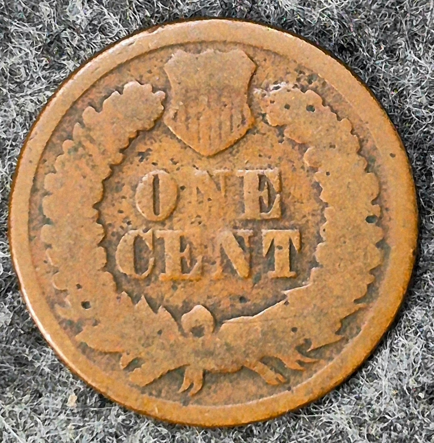 1869 (Premium Date) Indian Head Cent Penny AG or Less Features, Coin Pictured 1C