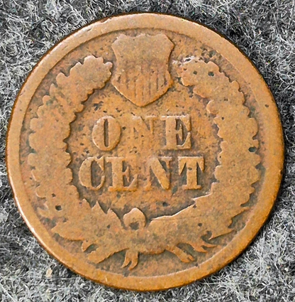1869 (Premium Date) Indian Head Cent Penny AG or Less Features, Coin Pictured 1C