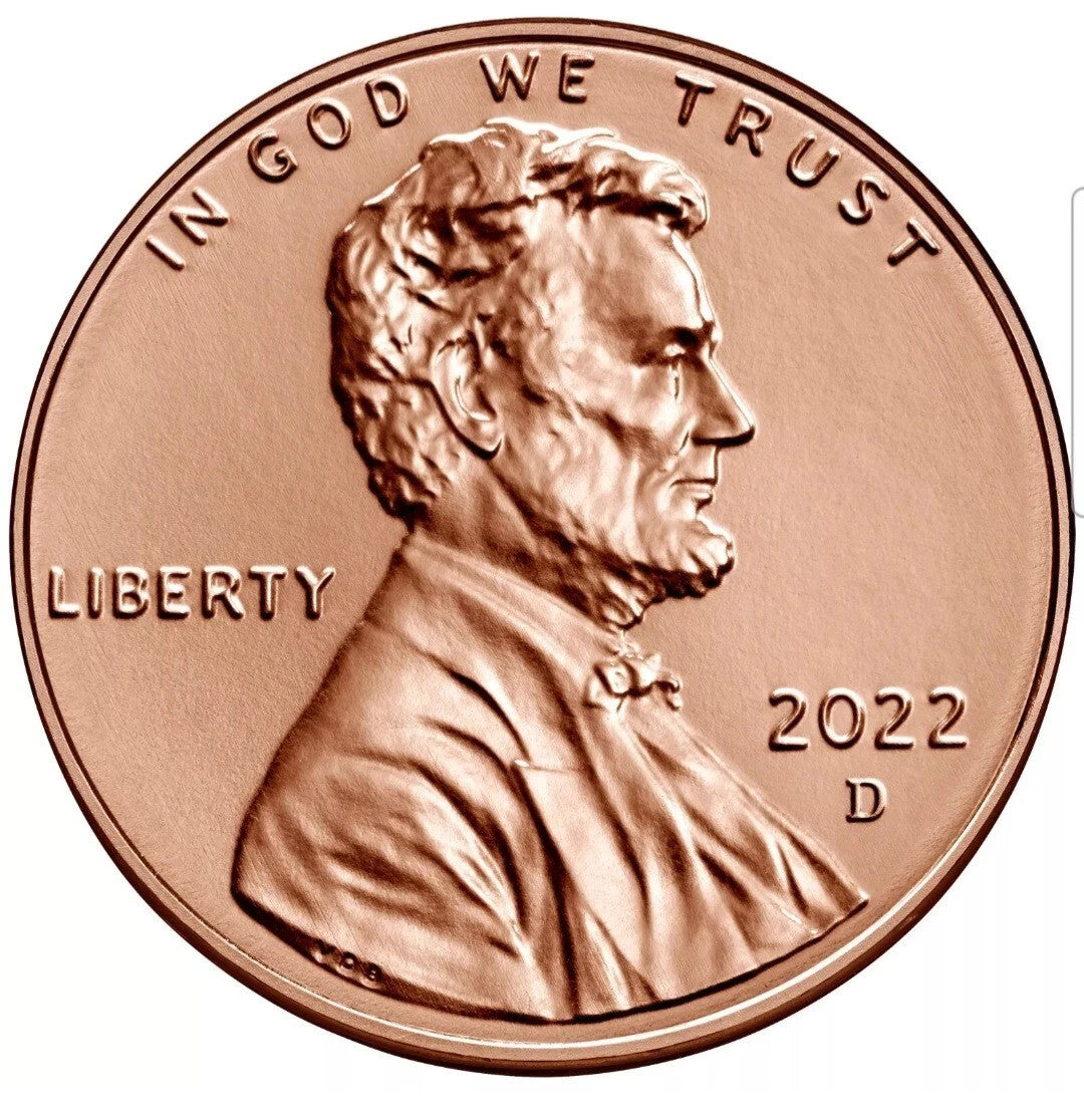 ✅ 2022 D Lincoln Shield Cent BRILLIANT UNCIRCULATED RED Penny US Mint 1c Coin