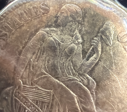 1876 P Seated Liberty 90% Silver Dime High Grade XF + Appearance VERY Nice Coin
