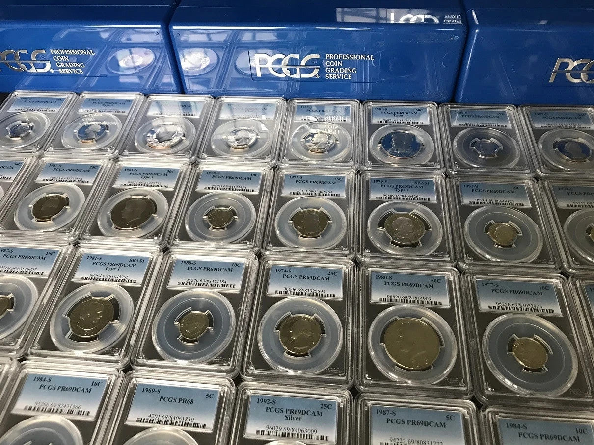 LOT OF 1 PCGS GRADED U.S. PROOF COIN PR 69 FROM ESTATE HOARD UNCIRCULATED