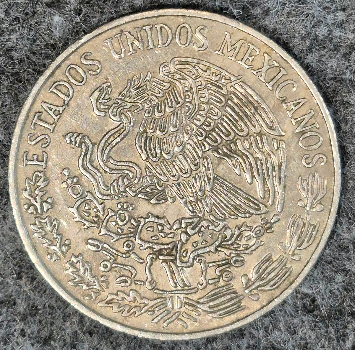1972 Mexico Cinco 5 Five Pesos - Mexican Copper Nickel World Coin