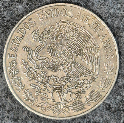 1972 Mexico Cinco 5 Five Pesos - Mexican Copper Nickel World Coin