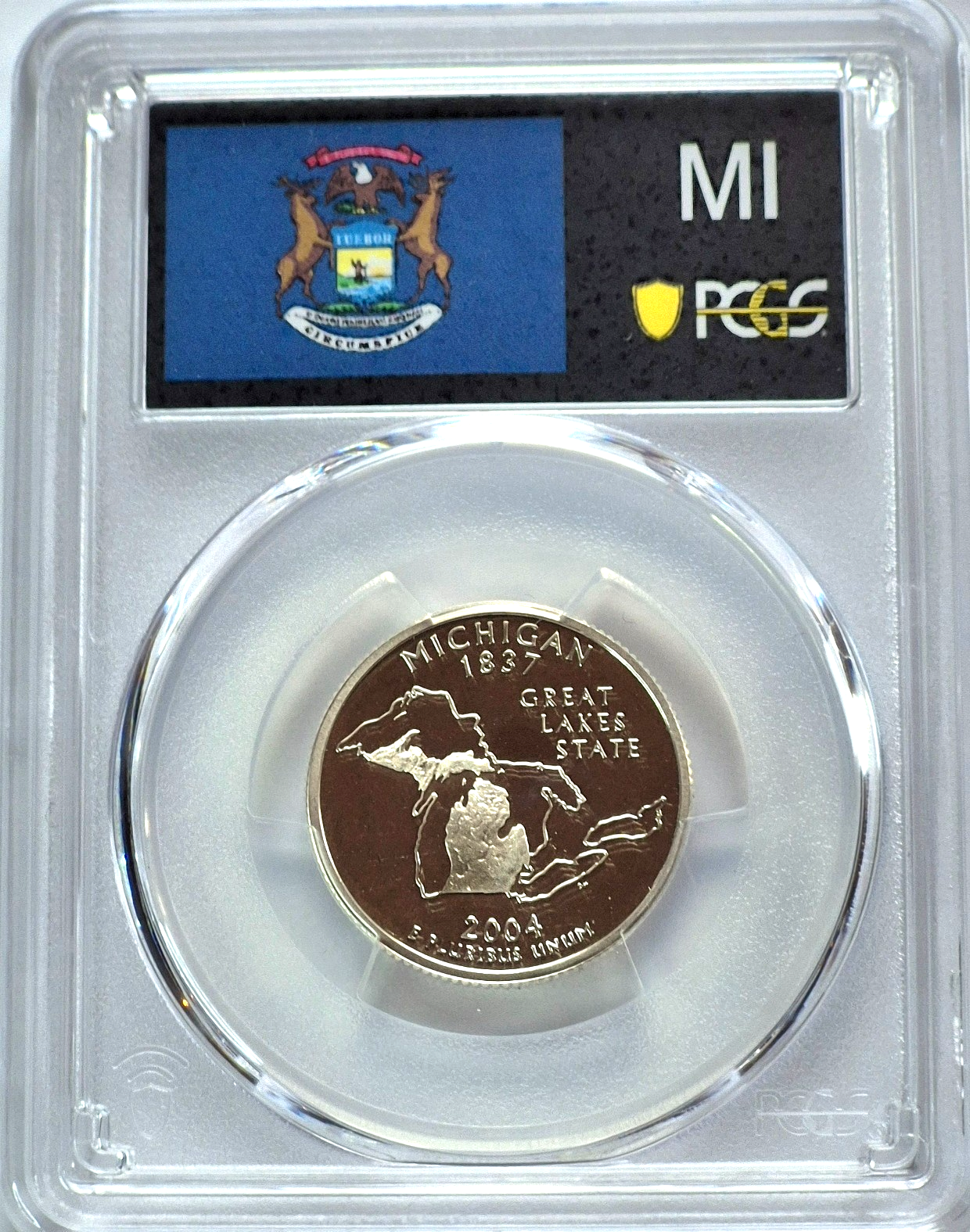 2004 S State Quarter Set 90% Silver PCGS High Graded PR69DCAM (FL/MI/TX/IA/WI)