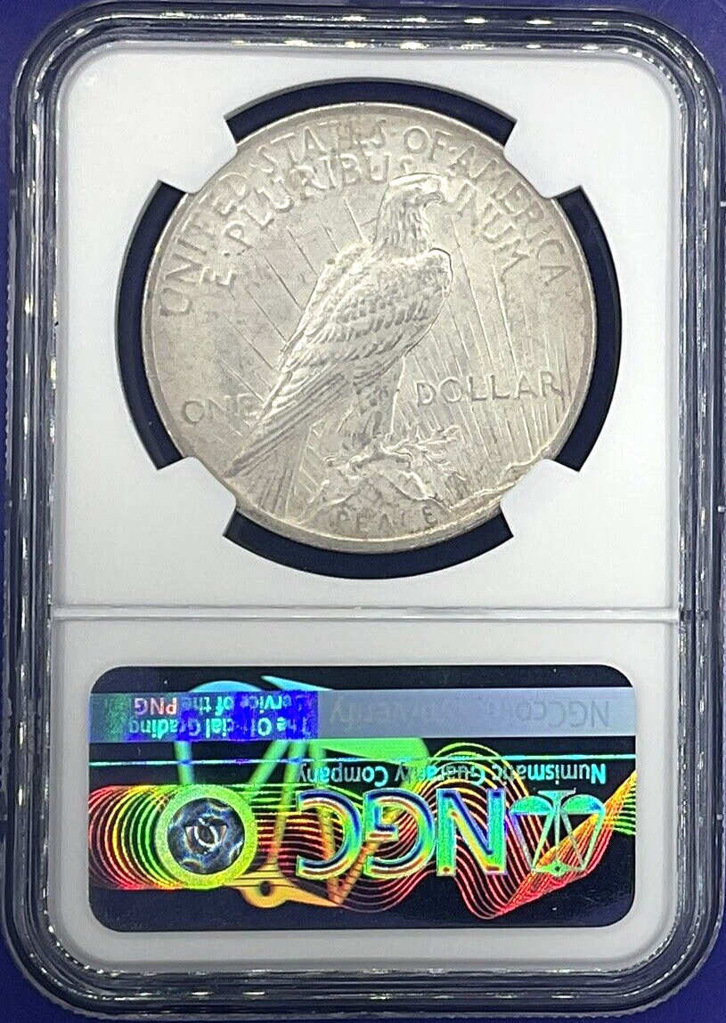 ✅ 1923 NGC MS64 - Peace Silver Dollar Early Date $1 Coin 90% Silver Sharp ✅