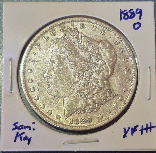 1889-O $1 Morgan Silver Dollar AU+ Features 90% Silver Estate Find